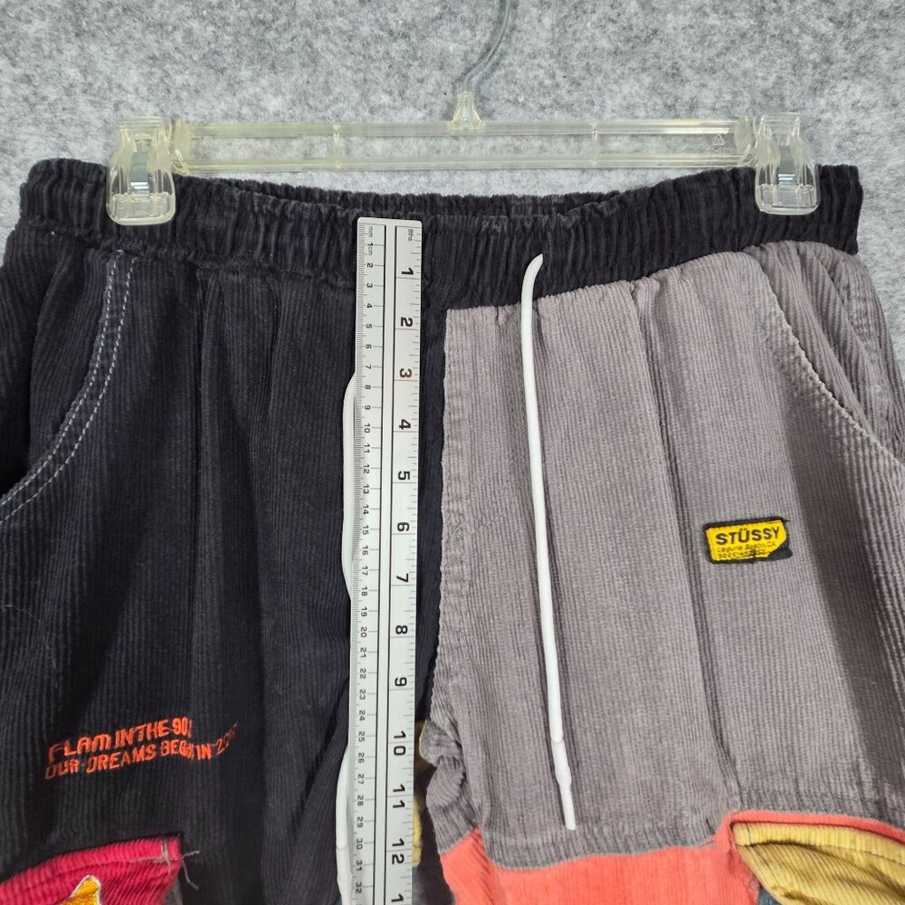 Men's Colorblock Patchwork Jogger Pants - Multicolor - Picture 3 of 8